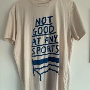 Men's Cream Graphic T-Shirt